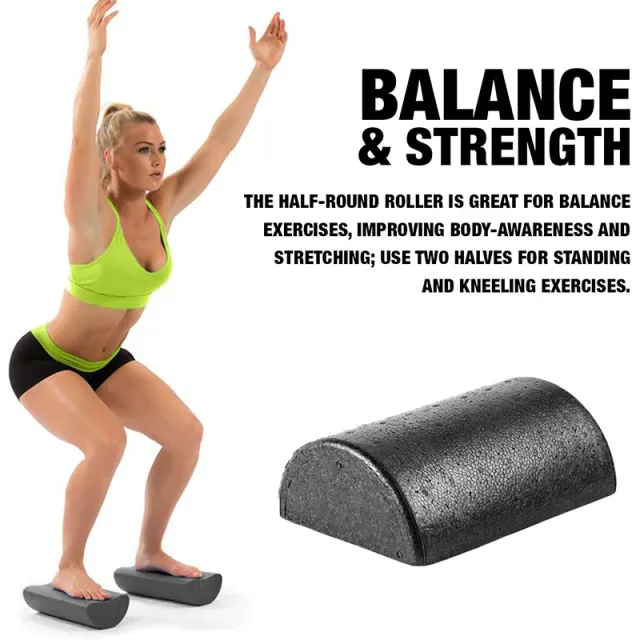 half round foam roller