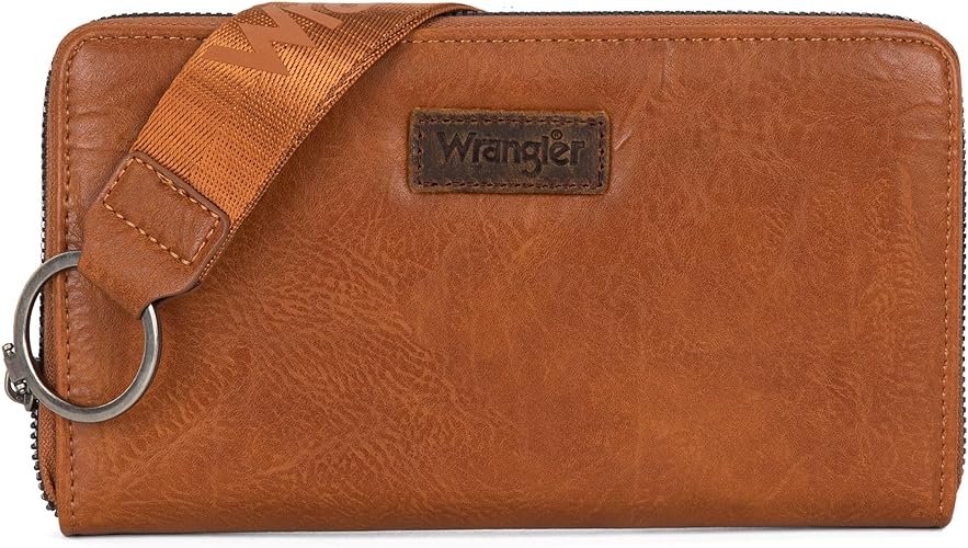 Wrangler Womens Wallet Wristlet Long Purse Clutch Large Capacity